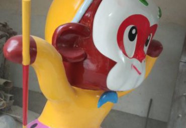 小区玻璃钢西游记雕塑