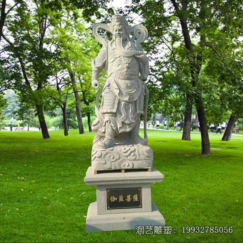 广场石雕关公雕塑 广场石雕关公雕塑