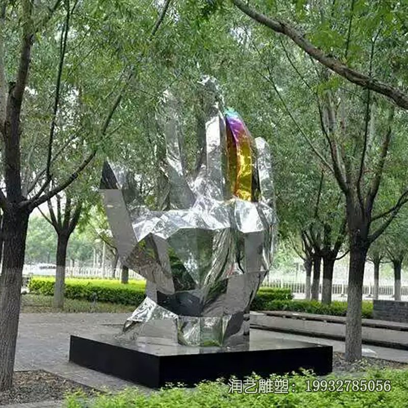 企业不锈钢手雕塑 企业不锈钢手雕塑