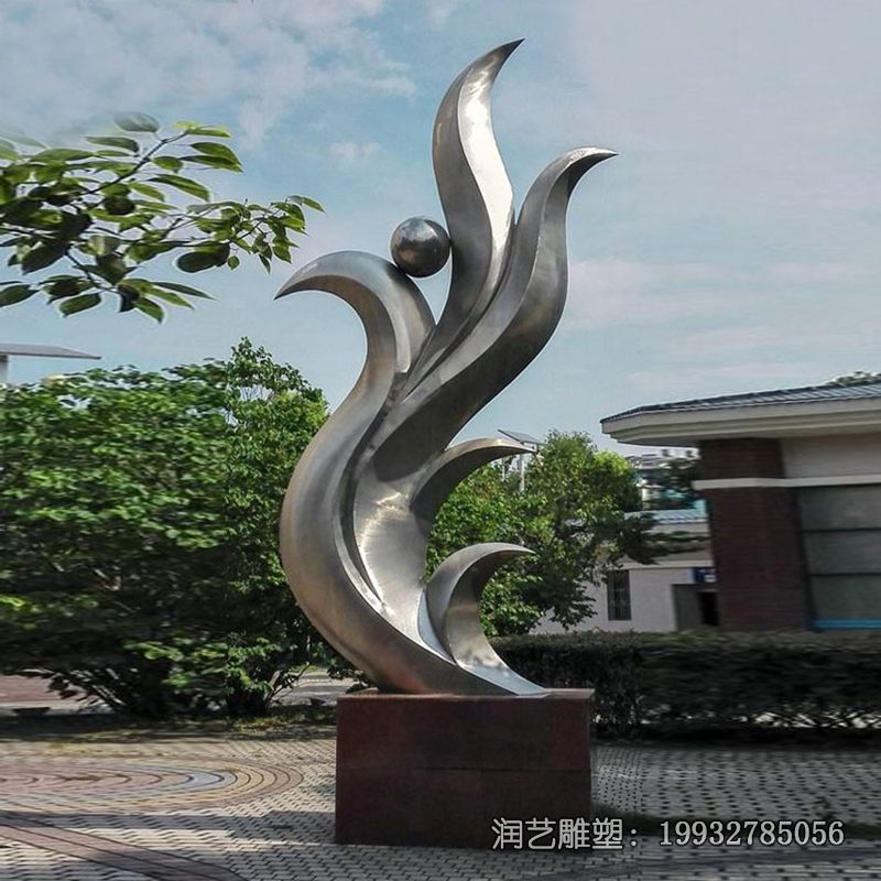 酒店不锈钢鸽子雕塑 酒店不锈钢鸽子雕塑