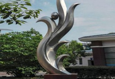 酒店不锈钢鸽子雕塑
