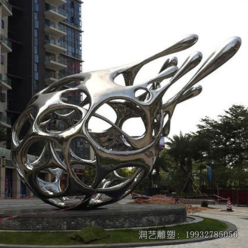 企业不锈钢火龙果雕塑 企业不锈钢火龙果雕塑
