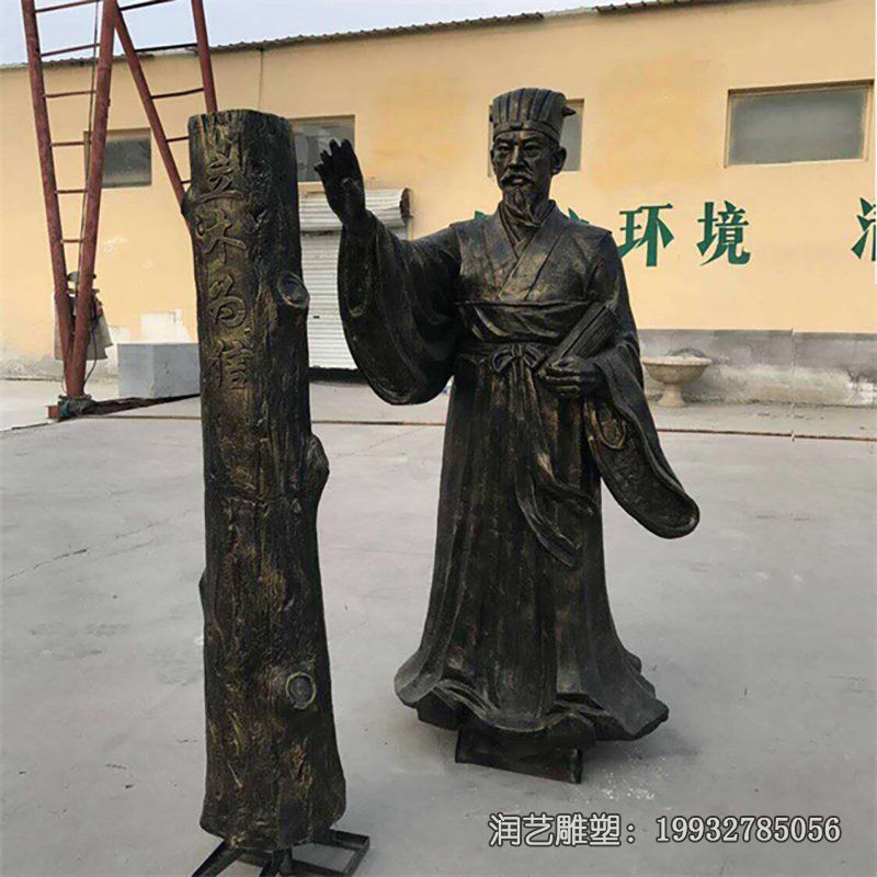 公园铜雕扁鹊雕塑 公园铜雕扁鹊雕塑