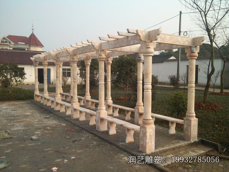 广场石雕长廊雕塑 广场石雕长廊雕塑