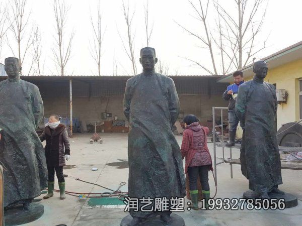 校园铜雕陶行知雕塑 校园铜雕陶行知雕塑