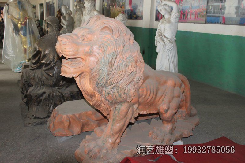 公园石雕狮子雕塑 公园石雕狮子雕塑