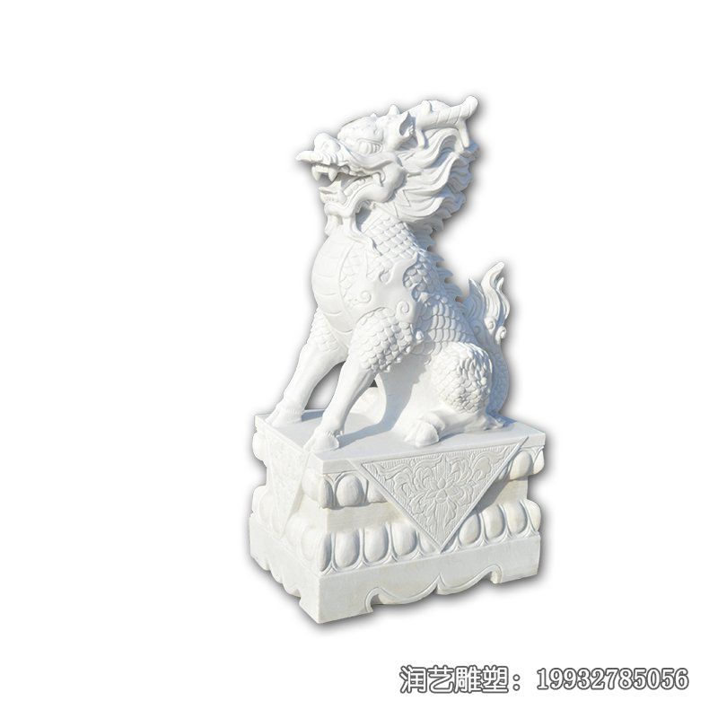 公司石雕麒麟雕塑 公司石雕麒麟雕塑