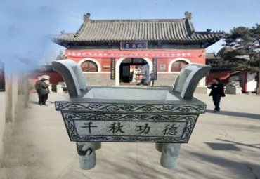 景区石雕香炉雕塑