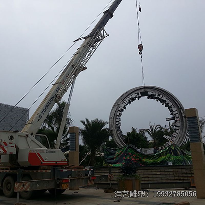 医院不锈钢齿轮雕塑 医院不锈钢齿轮雕塑