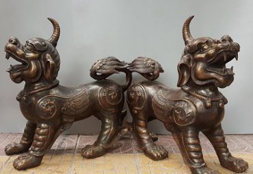 街道铜雕貔貅雕塑