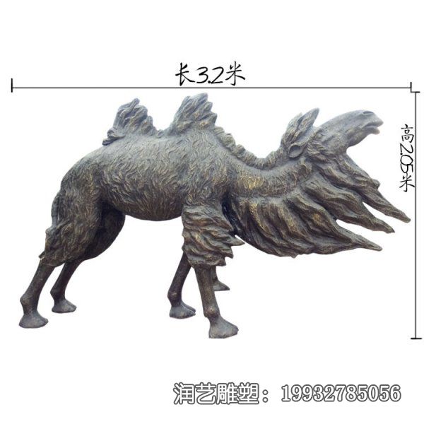 小区铜雕骆驼雕塑 小区铜雕骆驼雕塑