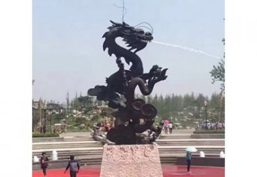 企业铜雕龙动物雕塑