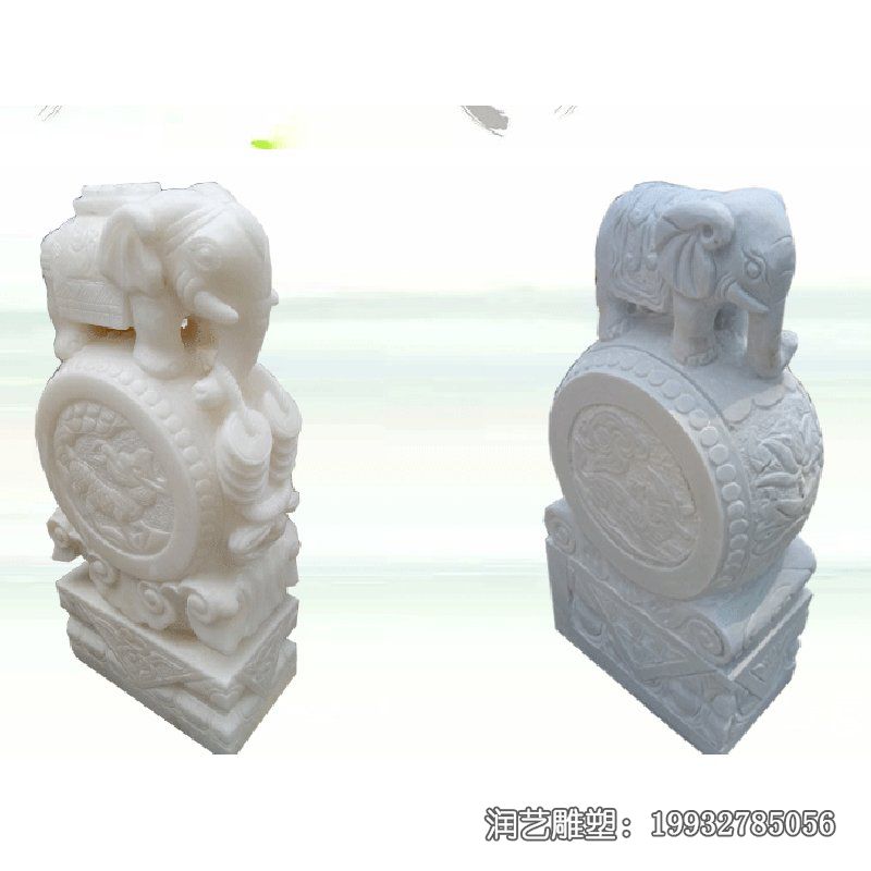 商场石雕抱鼓石雕塑 商场石雕抱鼓石雕塑