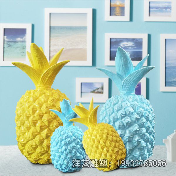 医院玻璃钢菠萝雕塑 医院玻璃钢菠萝雕塑