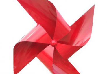 学校玻璃钢风车雕塑