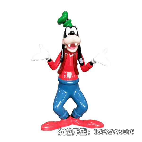 小区玻璃钢狗雕塑 小区玻璃钢狗雕塑