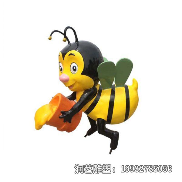 城市玻璃钢蜜蜂雕塑 城市玻璃钢蜜蜂雕塑