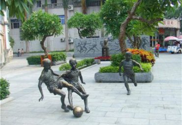城市铜雕儿童雕塑
