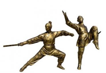 小区铜雕典故人物雕塑