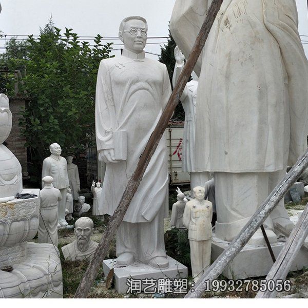街道石雕陶行知雕塑 街道石雕陶行知雕塑