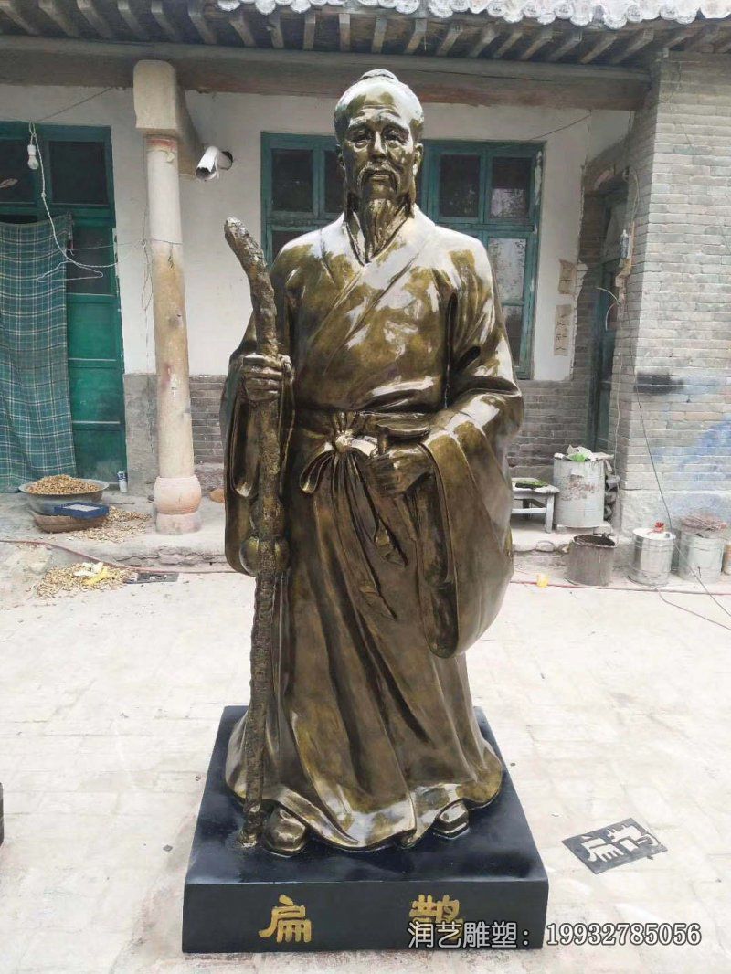广场铜雕扁鹊雕塑 广场铜雕扁鹊雕塑