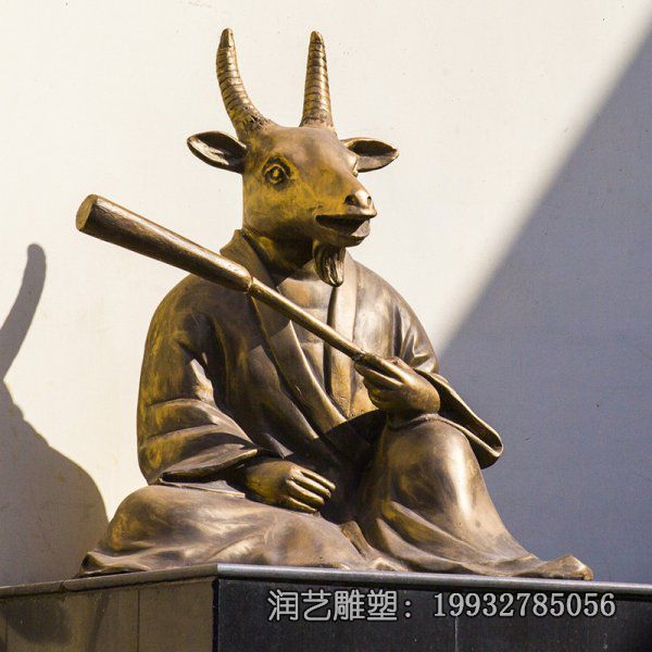 城市铜雕羊动物雕塑 城市铜雕羊动物雕塑