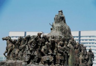 园林铜雕成吉思汗雕塑