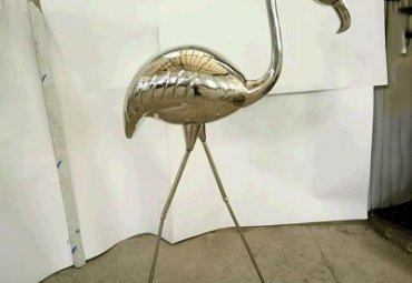 学校不锈钢火烈鸟雕塑