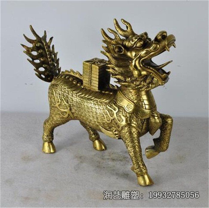 小区铜雕麒麟雕塑 小区铜雕麒麟雕塑