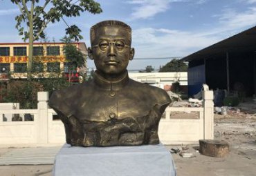 街道铜雕陶行知雕塑