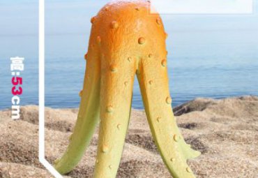 小区玻璃钢海星雕塑