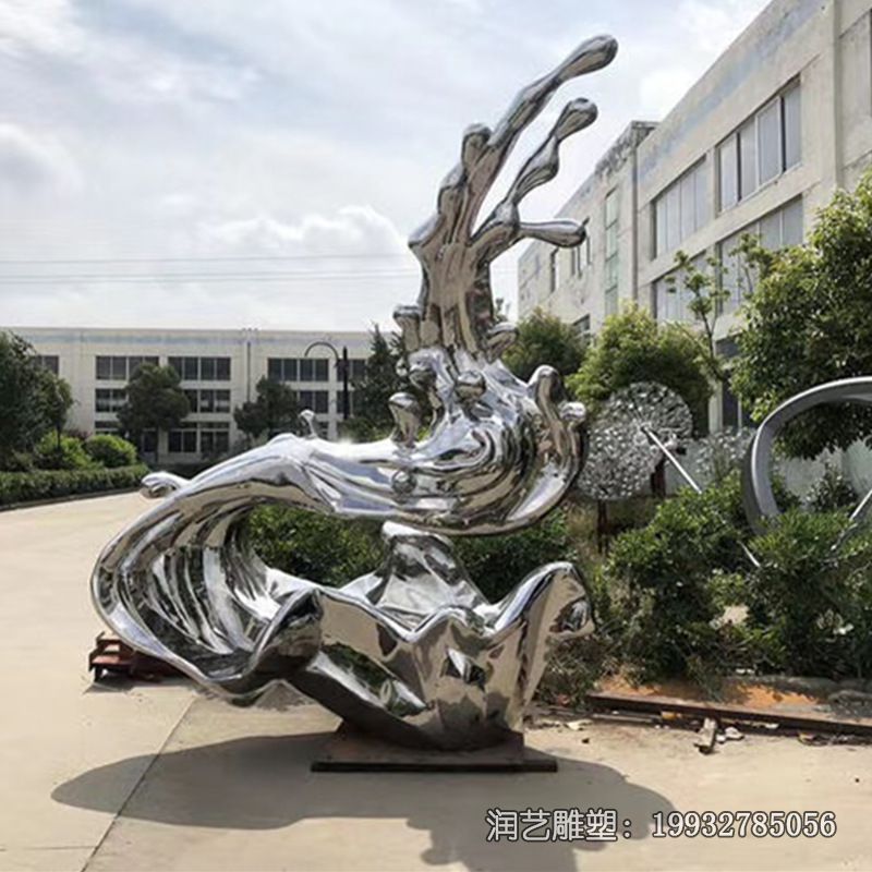 城市不锈钢水花雕塑 城市不锈钢水花雕塑