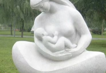 园林石雕母子雕塑