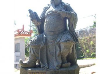 公司石雕关公雕塑