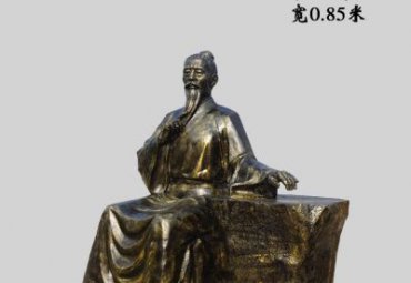 医院铜雕中医人物雕塑