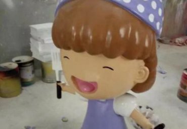 小区玻璃钢卡通雕塑
