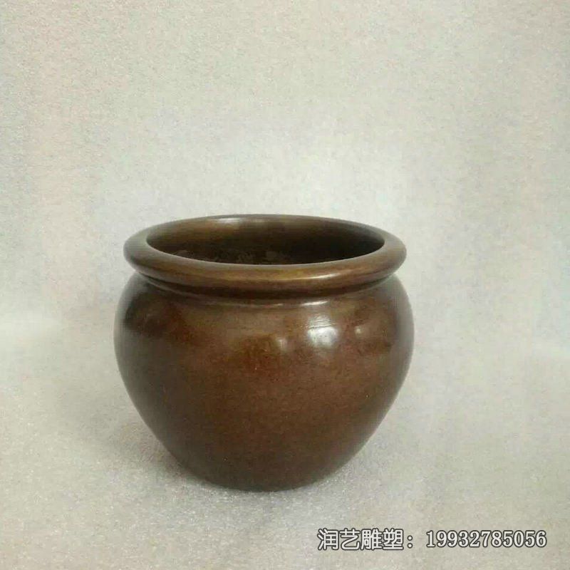 商场铜雕水缸雕塑 商场铜雕水缸雕塑