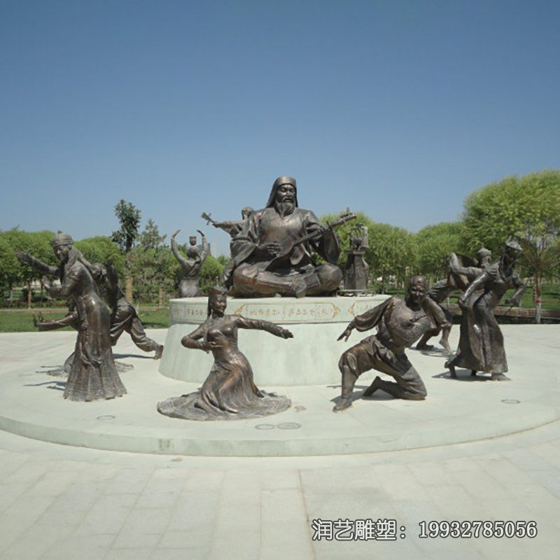 广场铜雕少数民族雕塑 广场铜雕少数民族雕塑