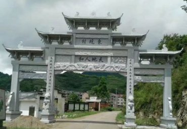 景区石雕牌坊雕塑
