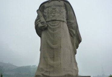 广场石雕郑和雕塑