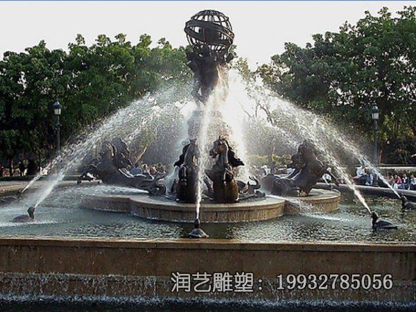 园林铜雕喷泉雕塑 园林铜雕喷泉雕塑
