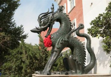 小区铜雕龙动物雕塑