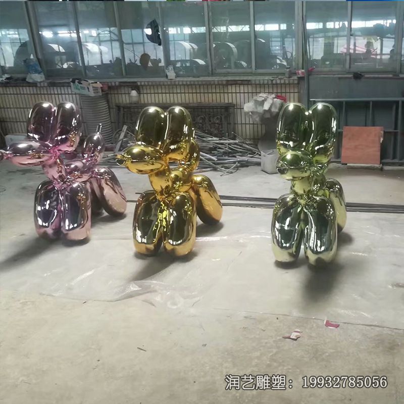 景区不锈钢狗雕塑 景区不锈钢狗雕塑
