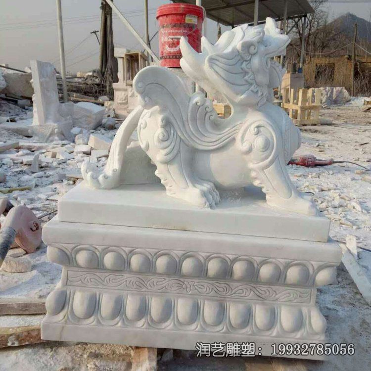 企业石雕貔貅雕塑 企业石雕貔貅雕塑
