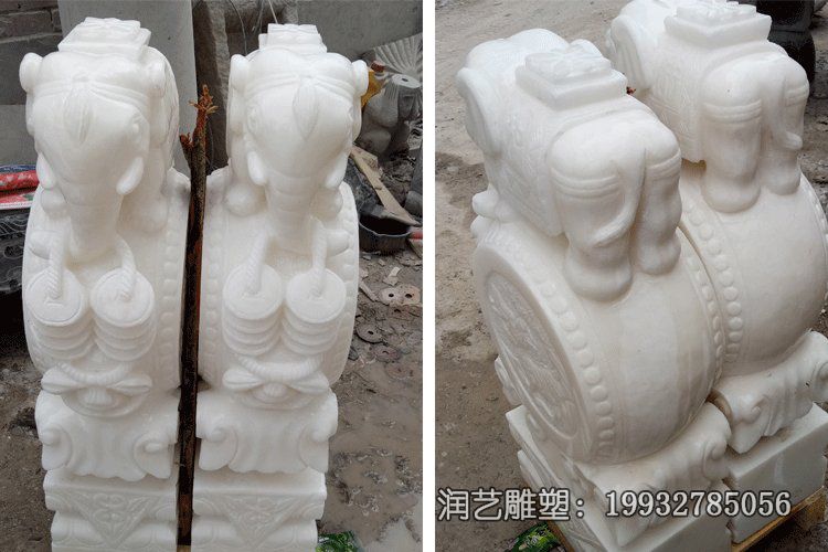 景区石雕门墩雕塑 景区石雕门墩雕塑