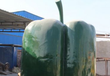 医院玻璃钢青椒雕塑