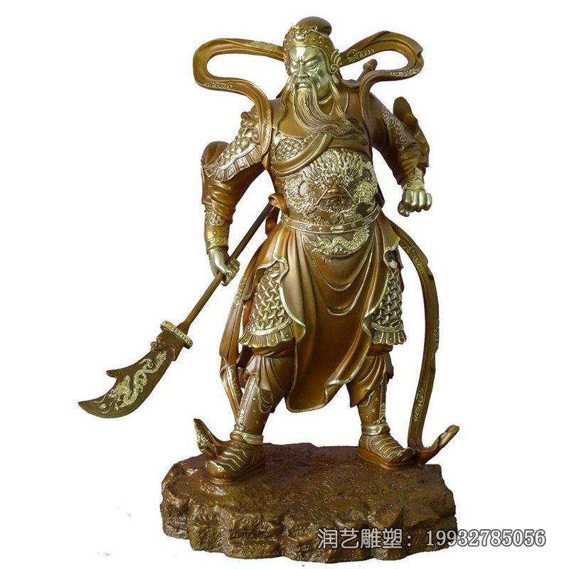 公司铜雕关公雕塑 公司铜雕关公雕塑
