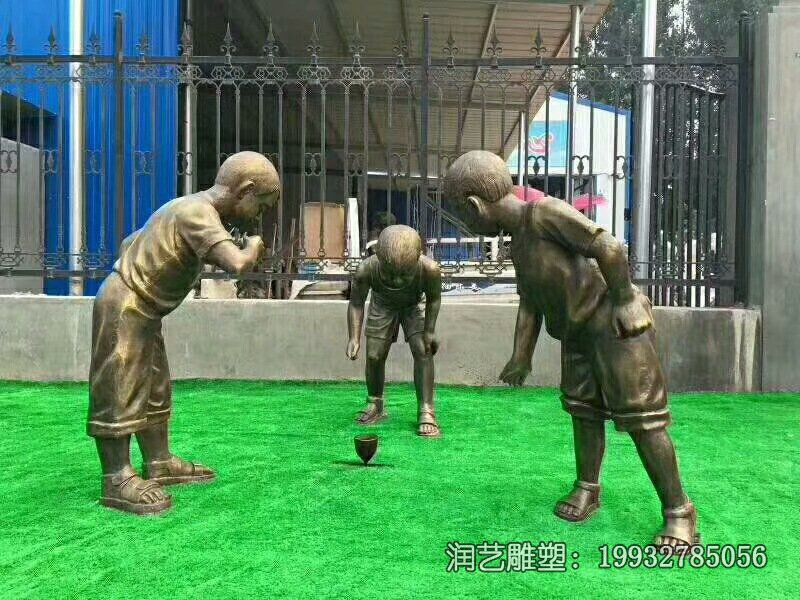 景区铜雕儿童雕塑 景区铜雕儿童雕塑