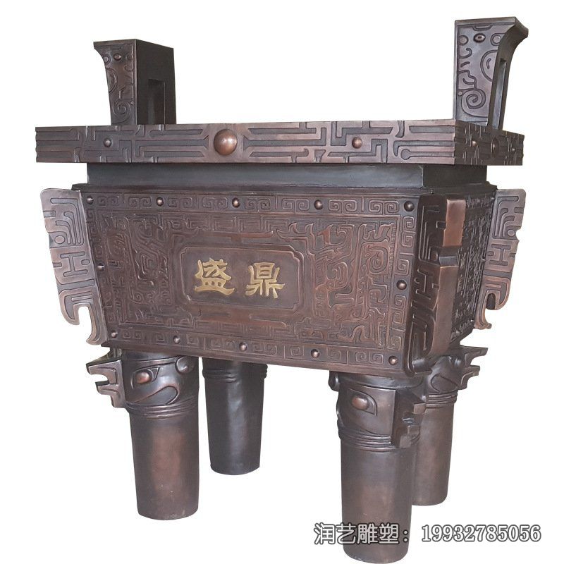 酒店铜雕鼎景观雕塑 酒店铜雕鼎景观雕塑