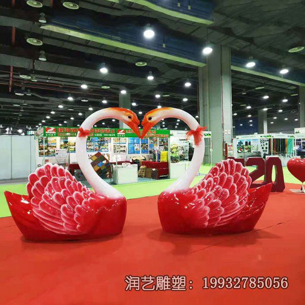 医院玻璃钢天鹅雕塑 医院玻璃钢天鹅雕塑